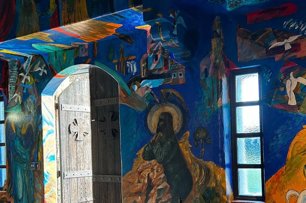 Inner view of the All Saints Chapel.